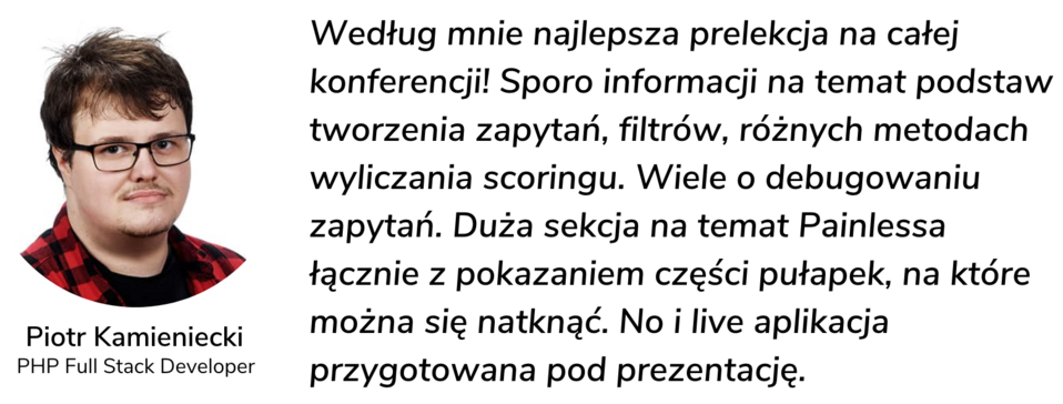 Wypowiedź developera z Droptica na temat sesji PHPers Summit 2021